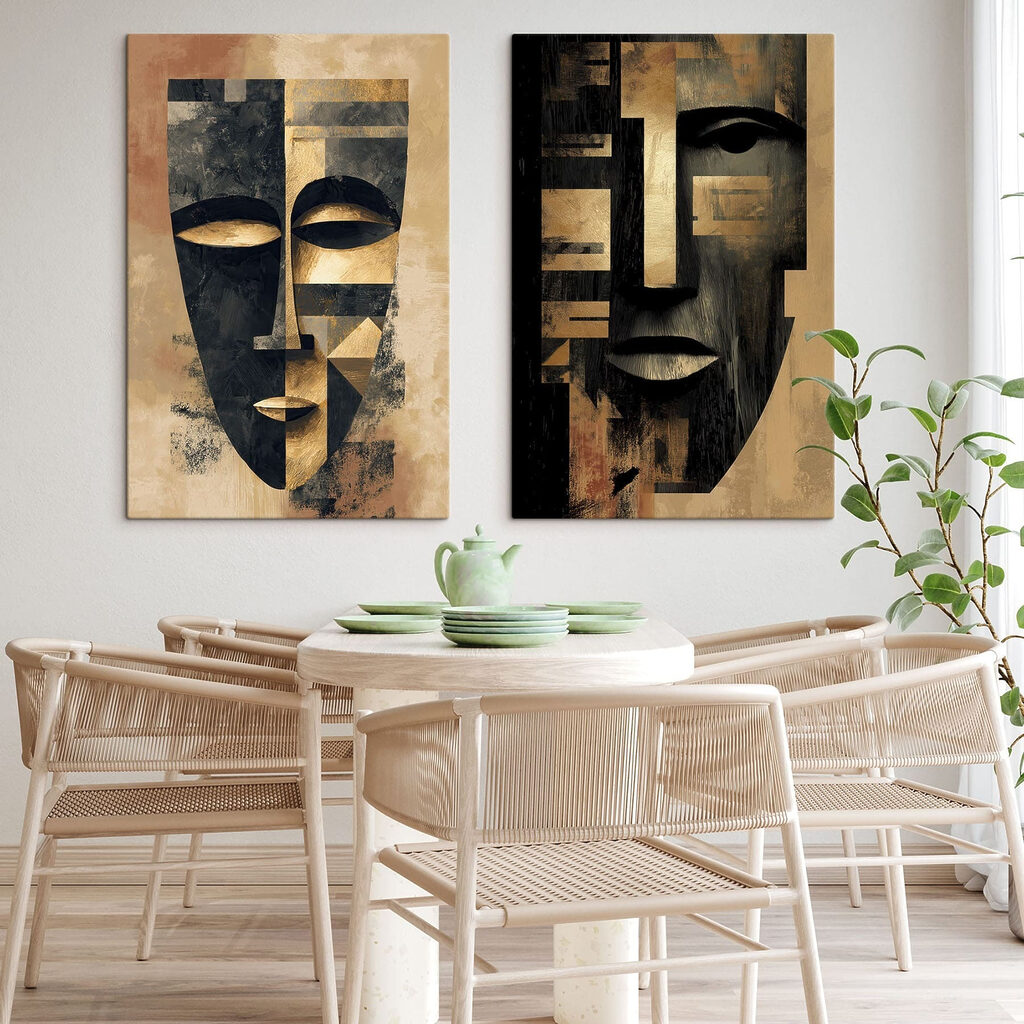 Masques noir et or — intérieur 2