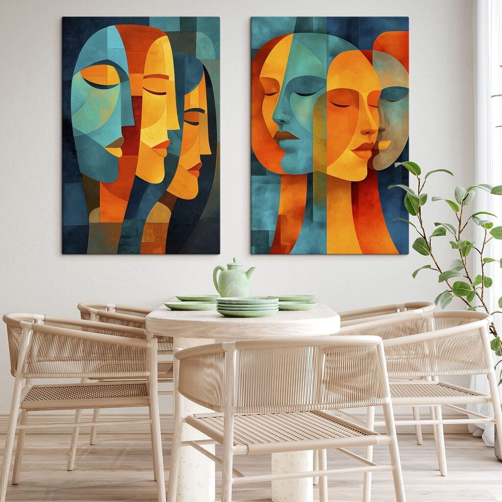 Visages qui se chevauchent — intérieur 2
