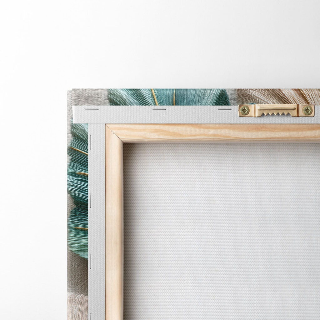 Feuillage vert et beige — dos