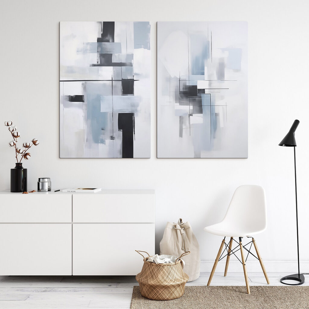 Abstraction grise et noire — intérieur 2