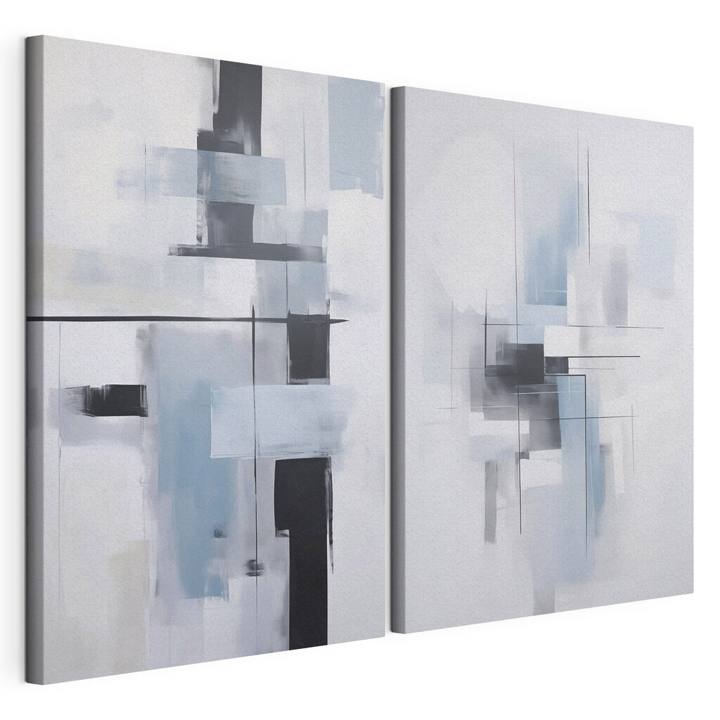 Abstraction grise et noire — vue du produit