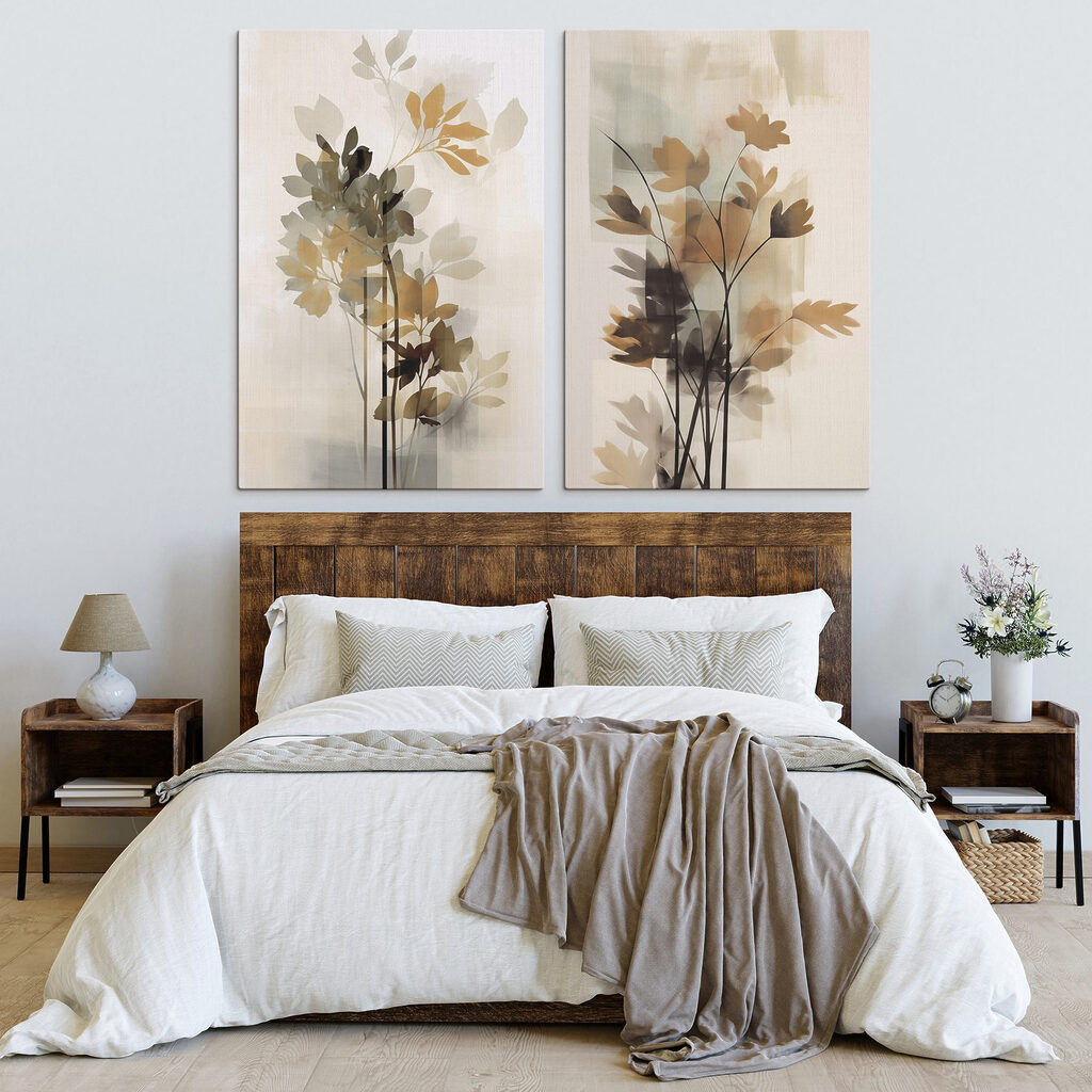 Feuillage aux tons ocre — intérieur 1