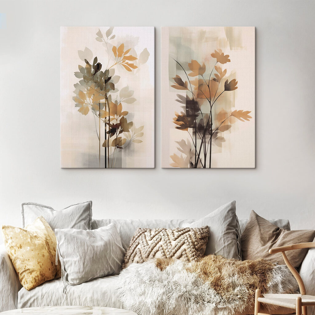 Feuillage aux tons ocre — intérieur 2
