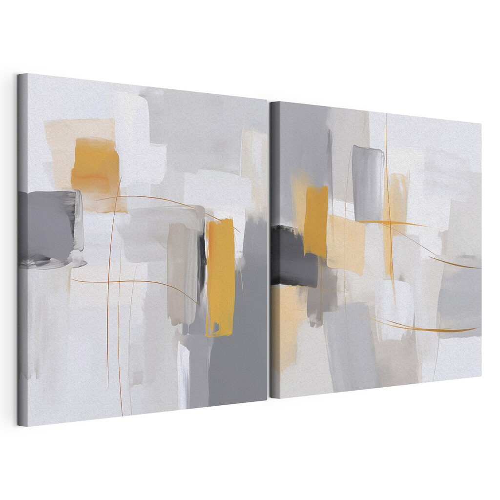 Gris et jaune moutarde — vue du produit