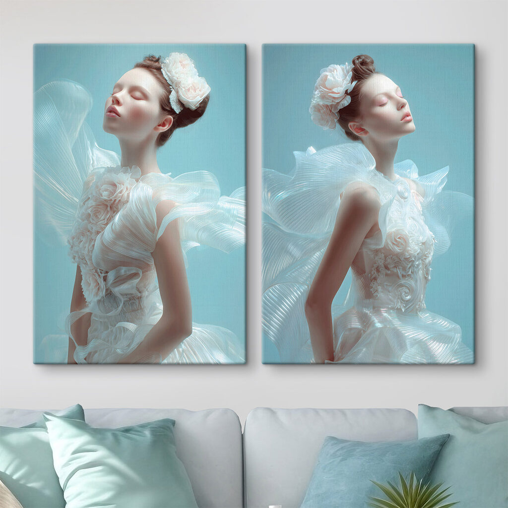 Robe à volants — intérieur 1