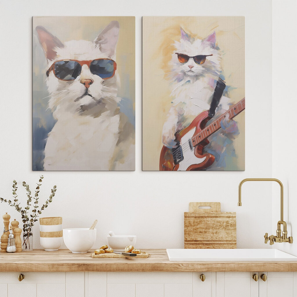 Chat rockeur — intérieur 1