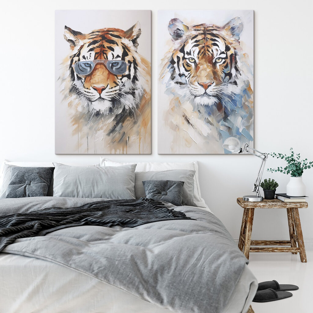 Tigre à lunettes — intérieur 1