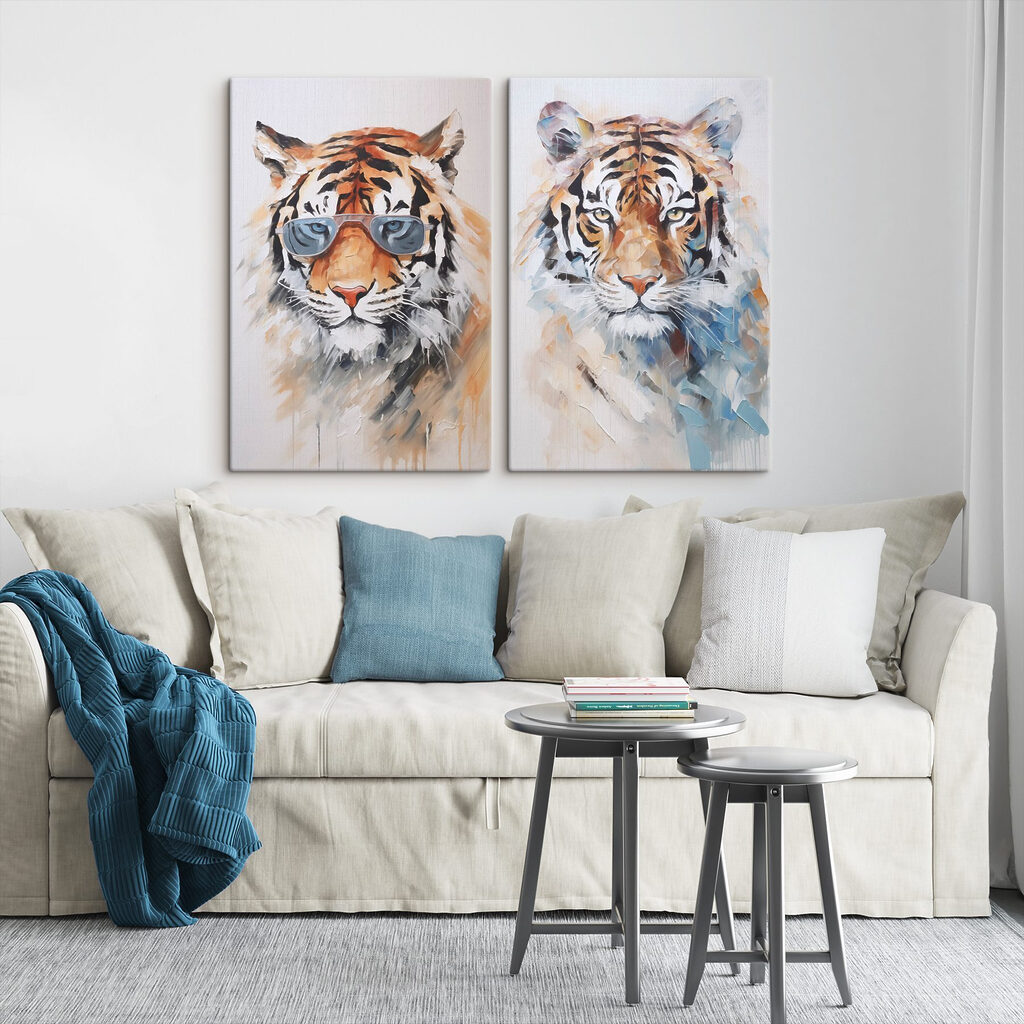 Tigre à lunettes — intérieur 2
