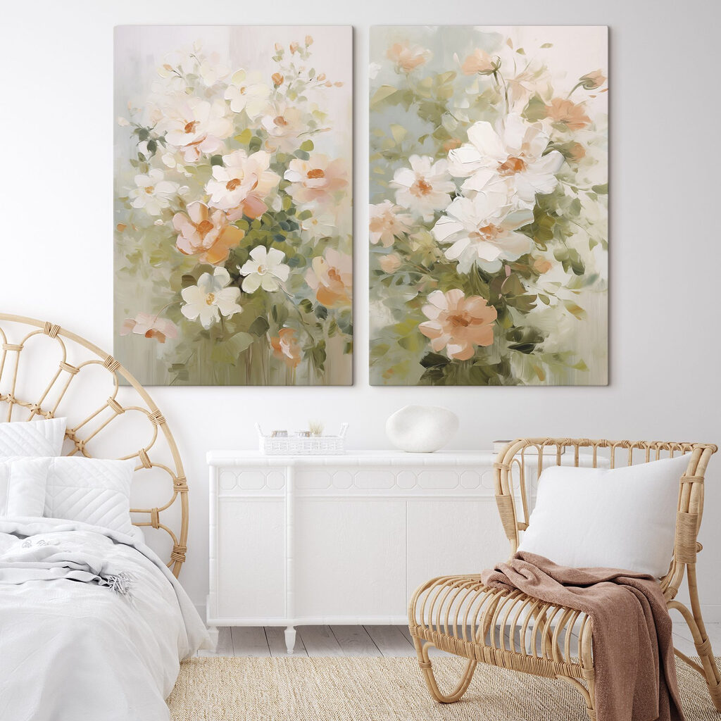 Fleurs et feuillage tendre — intérieur 1