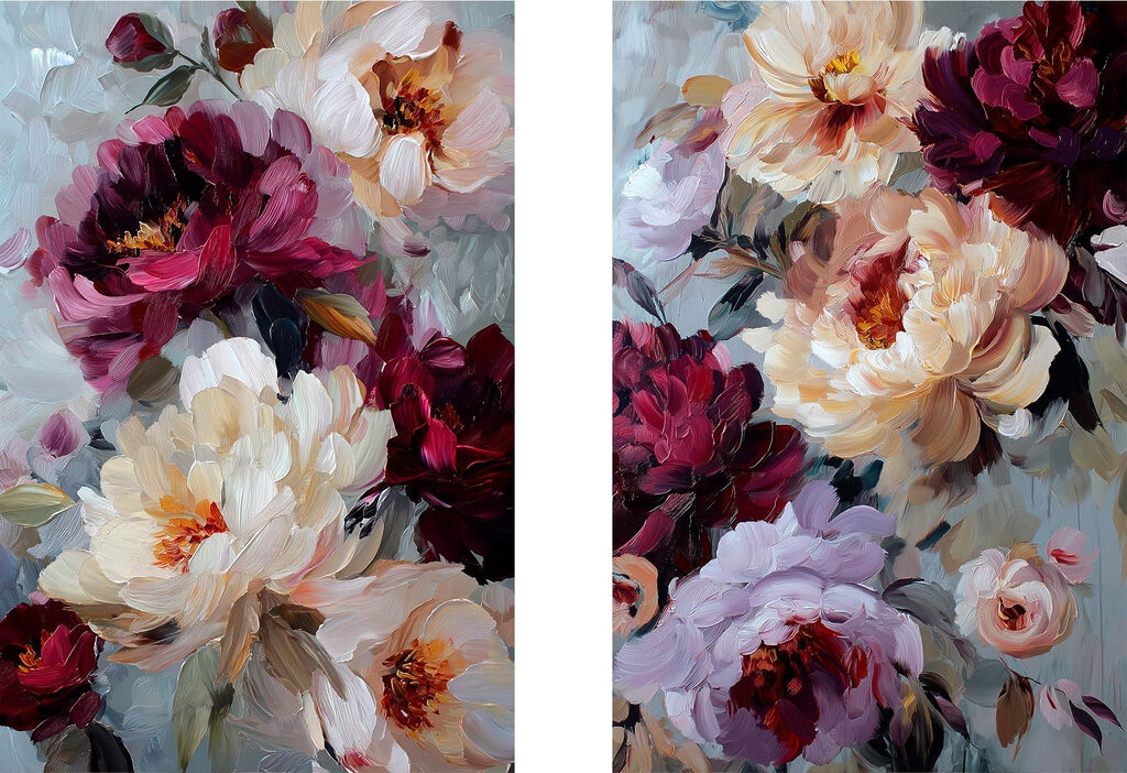 Floraison luxuriante — motif complet
