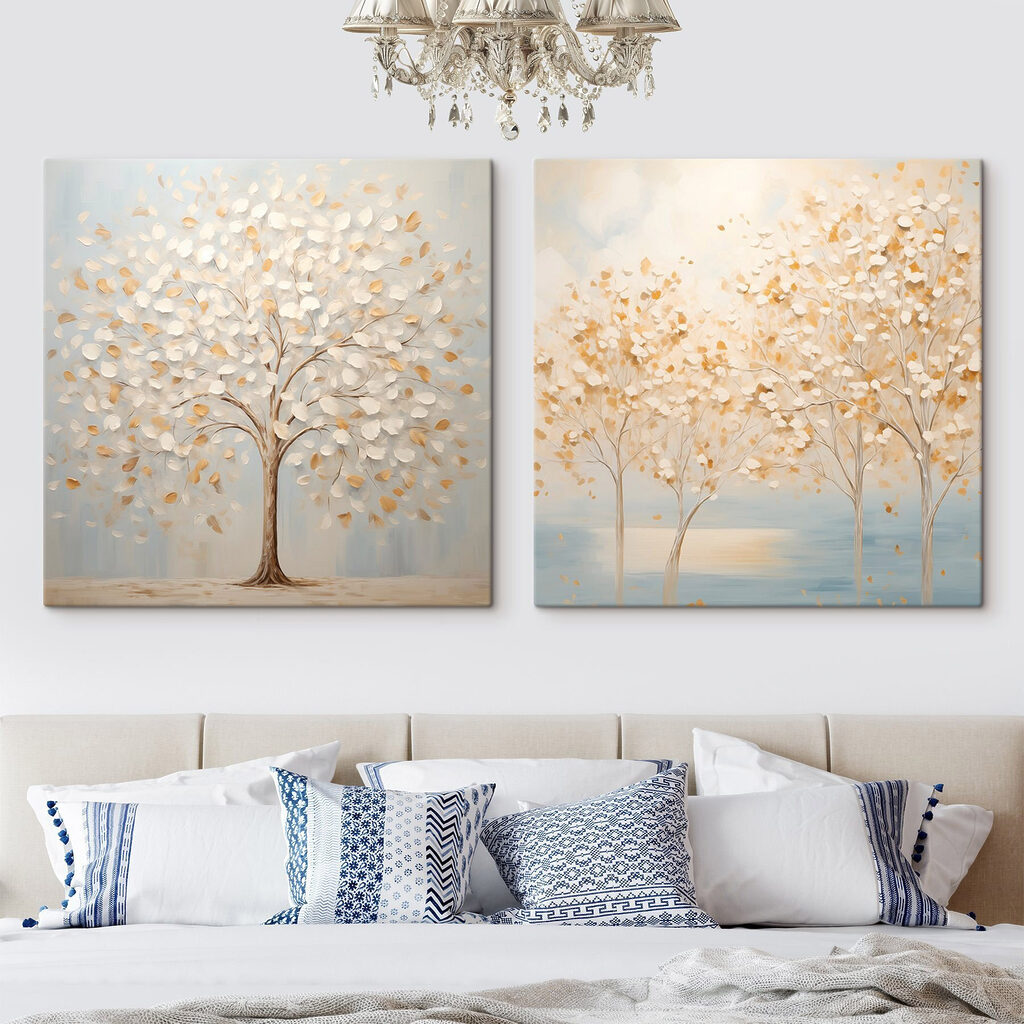 Arbres au feuillage doré — intérieur 1