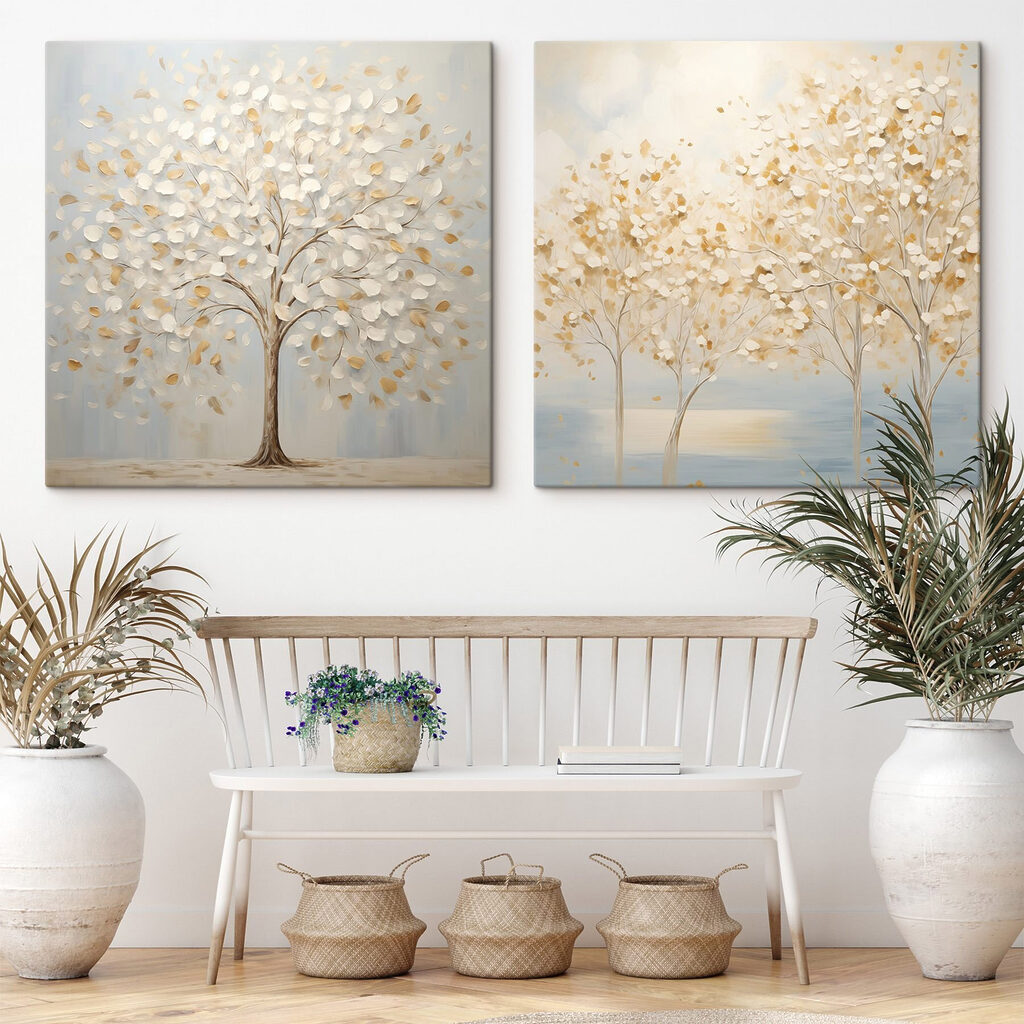 Arbres au feuillage doré — intérieur 2