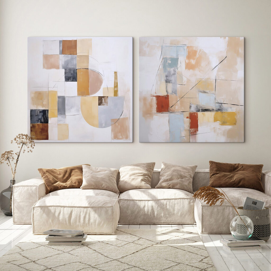 Carrés et lignes libres — intérieur 2