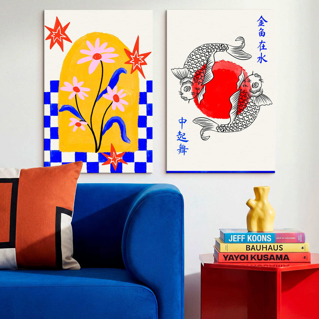 Fleurs et poissons dansants — intérieur 2