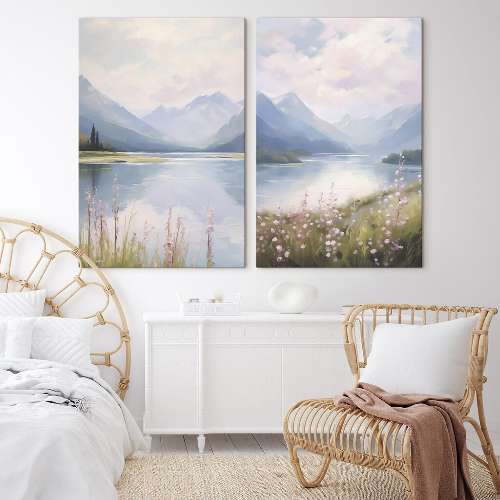 Lac aux rives fleuries — intérieur 1