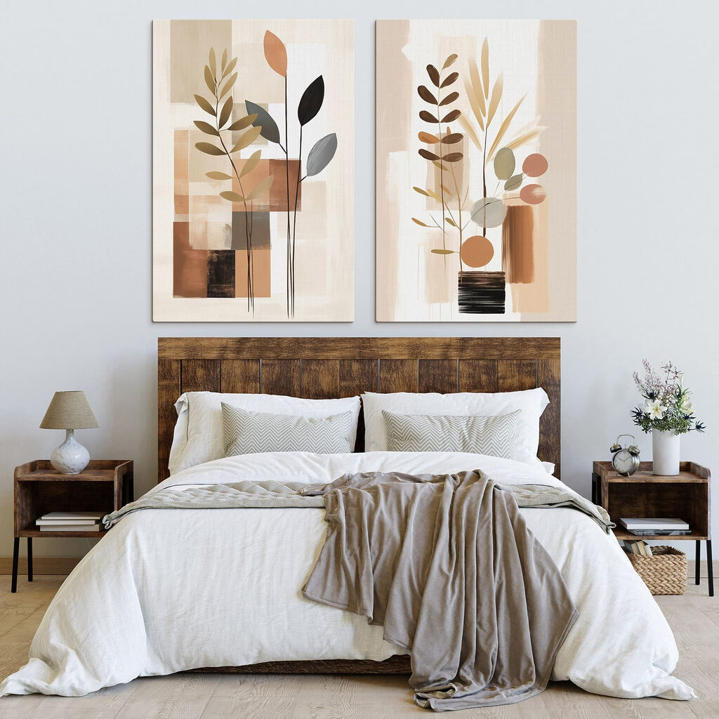 Tiges feuillues et carrés — intérieur 2