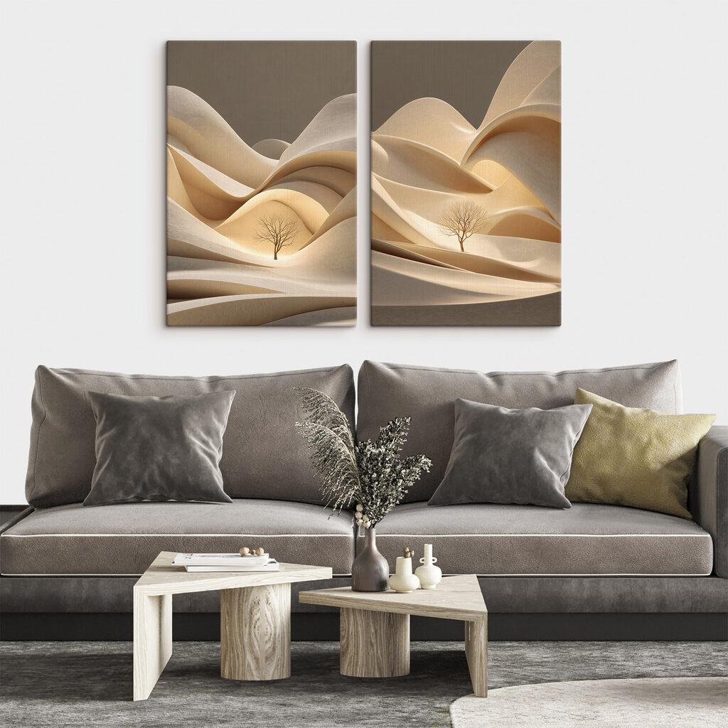 Arbre dans le désert — intérieur 2