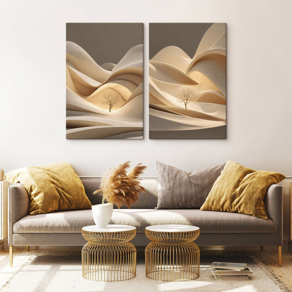 Arbre dans le désert — intérieur 1