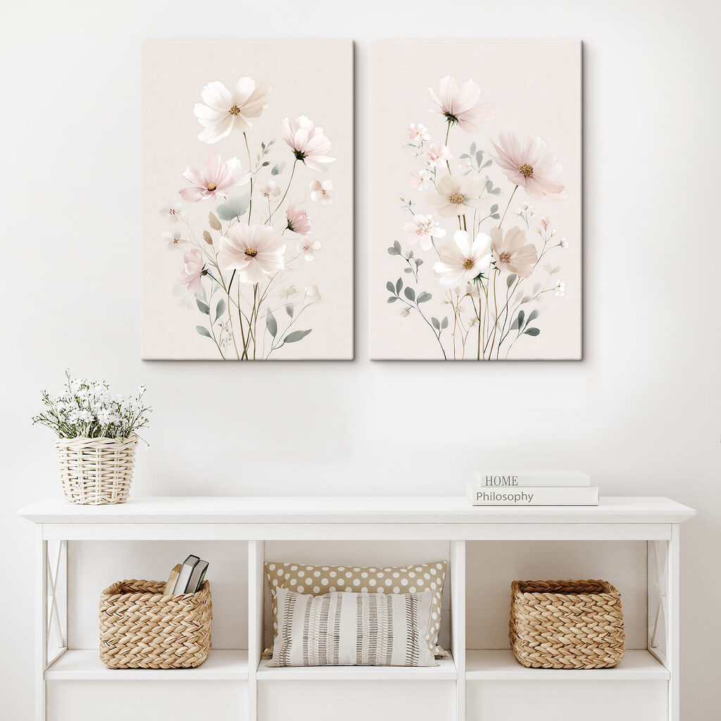 Douce floraison des prés dans un intérieur