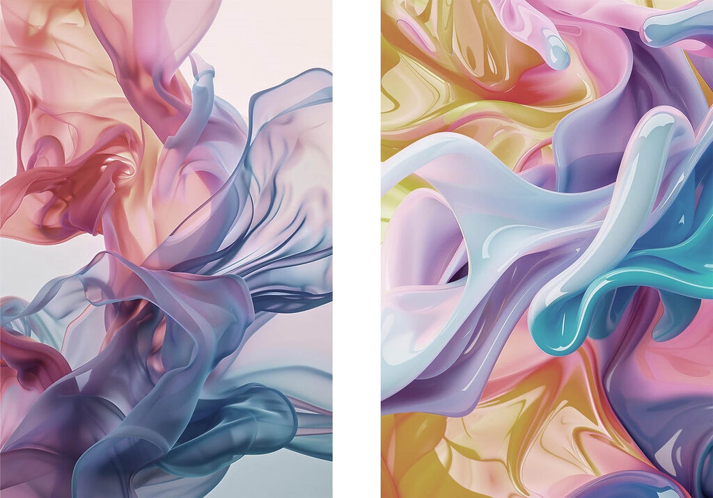 Danse de couleurs — motif complet