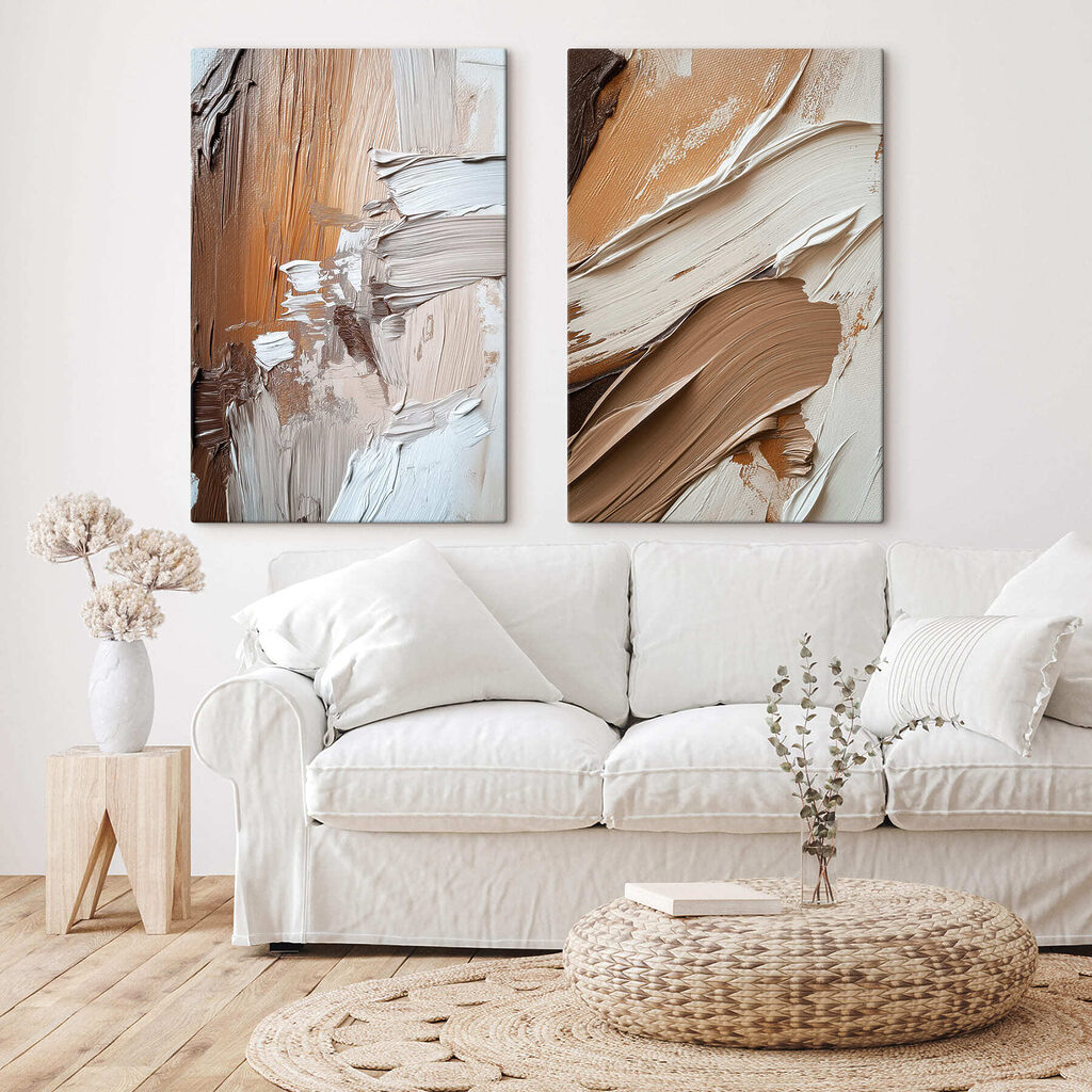 Touches chaudes au couteau dans un intérieur