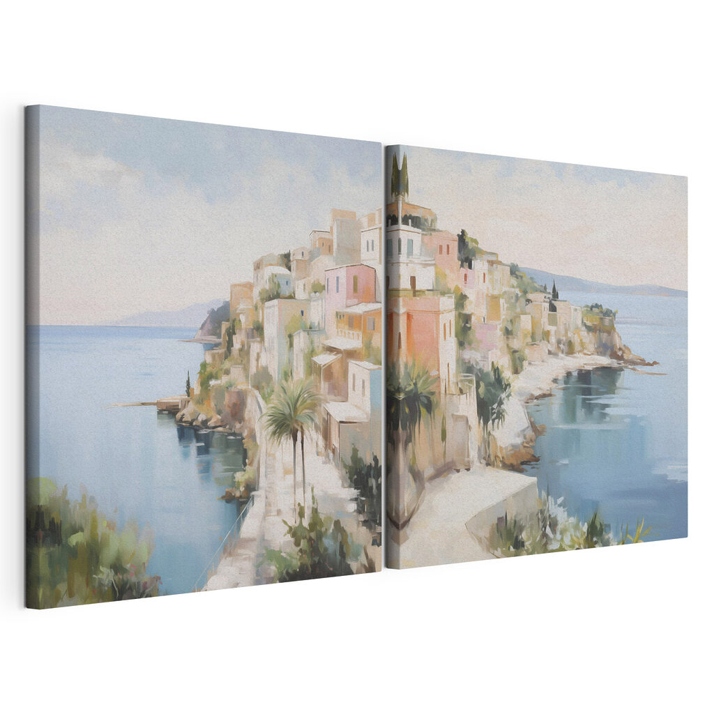 Village sur la côte — vue du produit