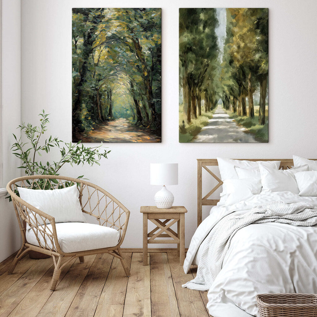 Allée vers la lumière dans un intérieur