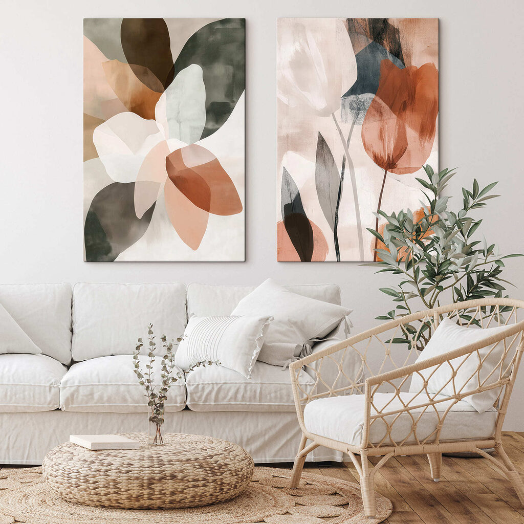 Transparences chaudes dans un intérieur