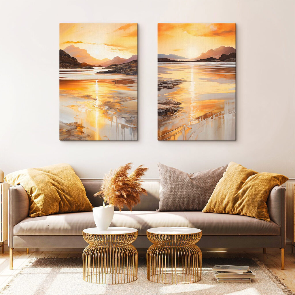 Sable mouillé au soleil — intérieur 2