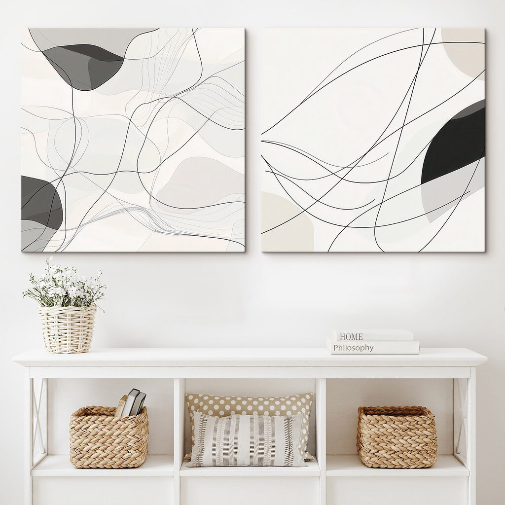 Lignes sans hâte dans un intérieur