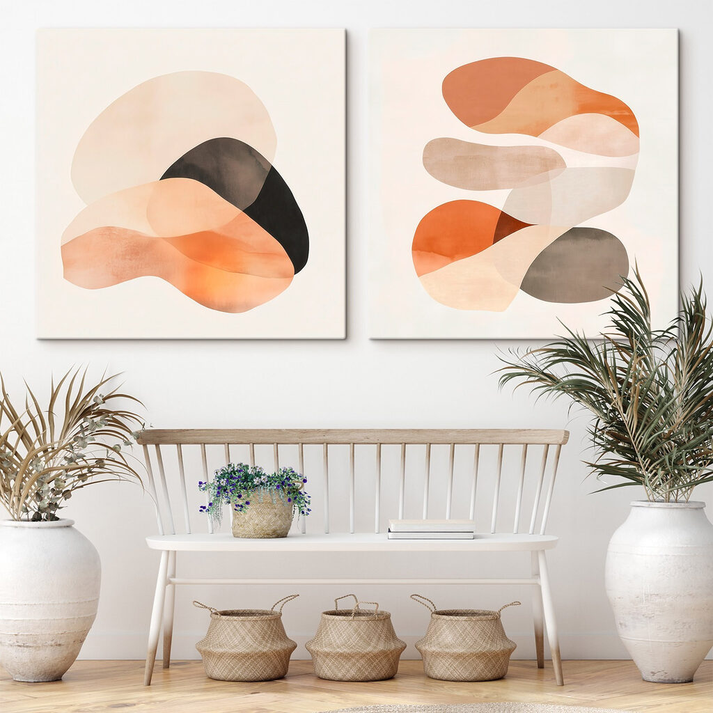 Rondeurs transparentes dans un intérieur