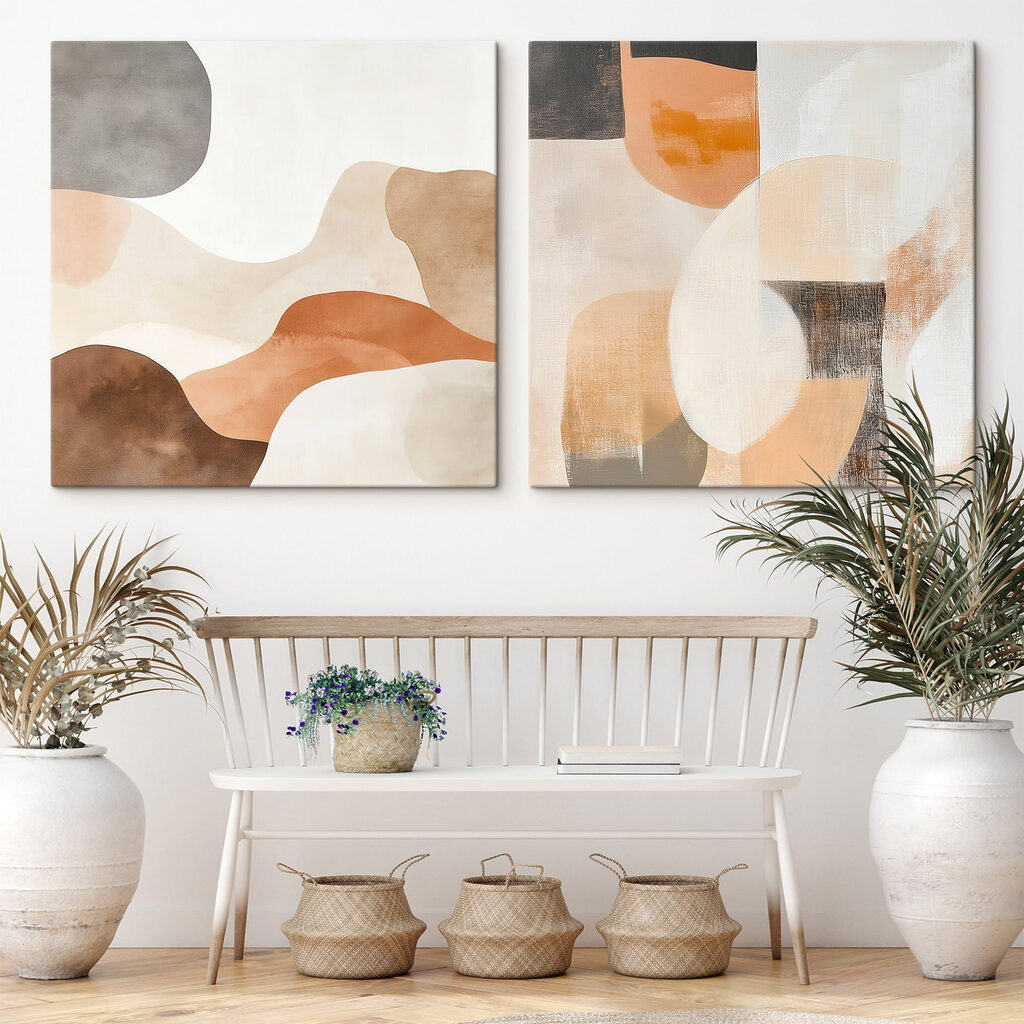 Composition aux tons sable — intérieur 2