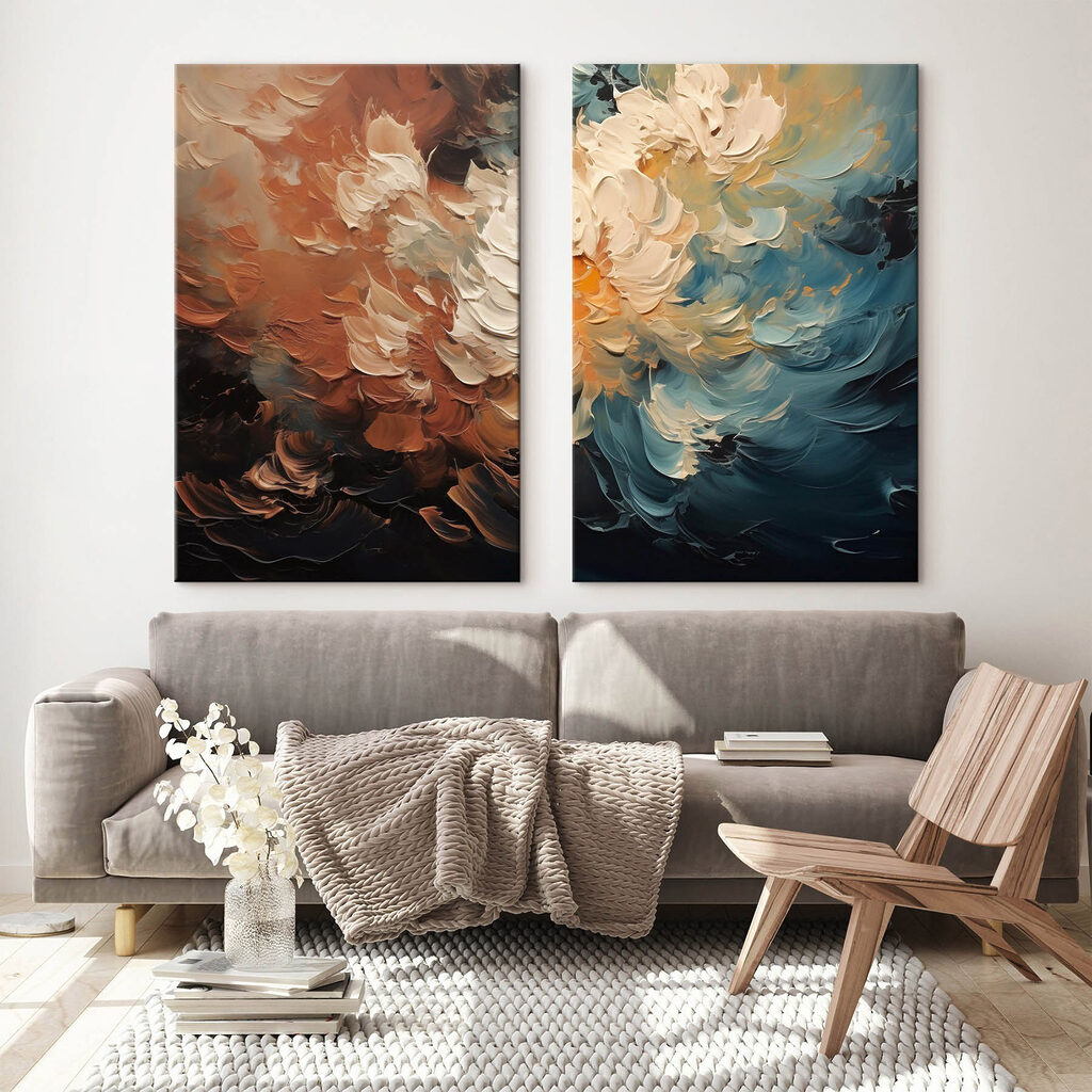 Fleurs surgies de l’ombre dans un intérieur
