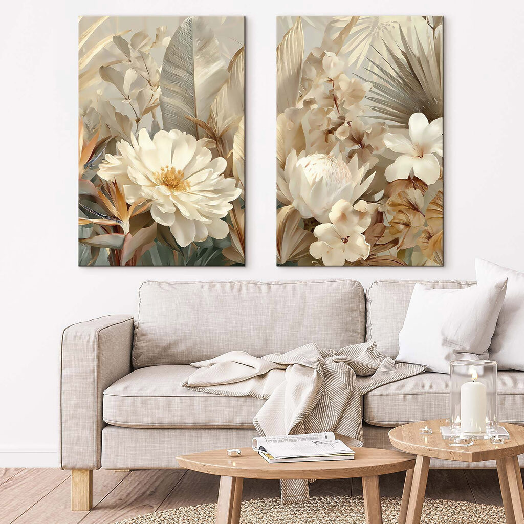 Fleurs et palmes — intérieur 2