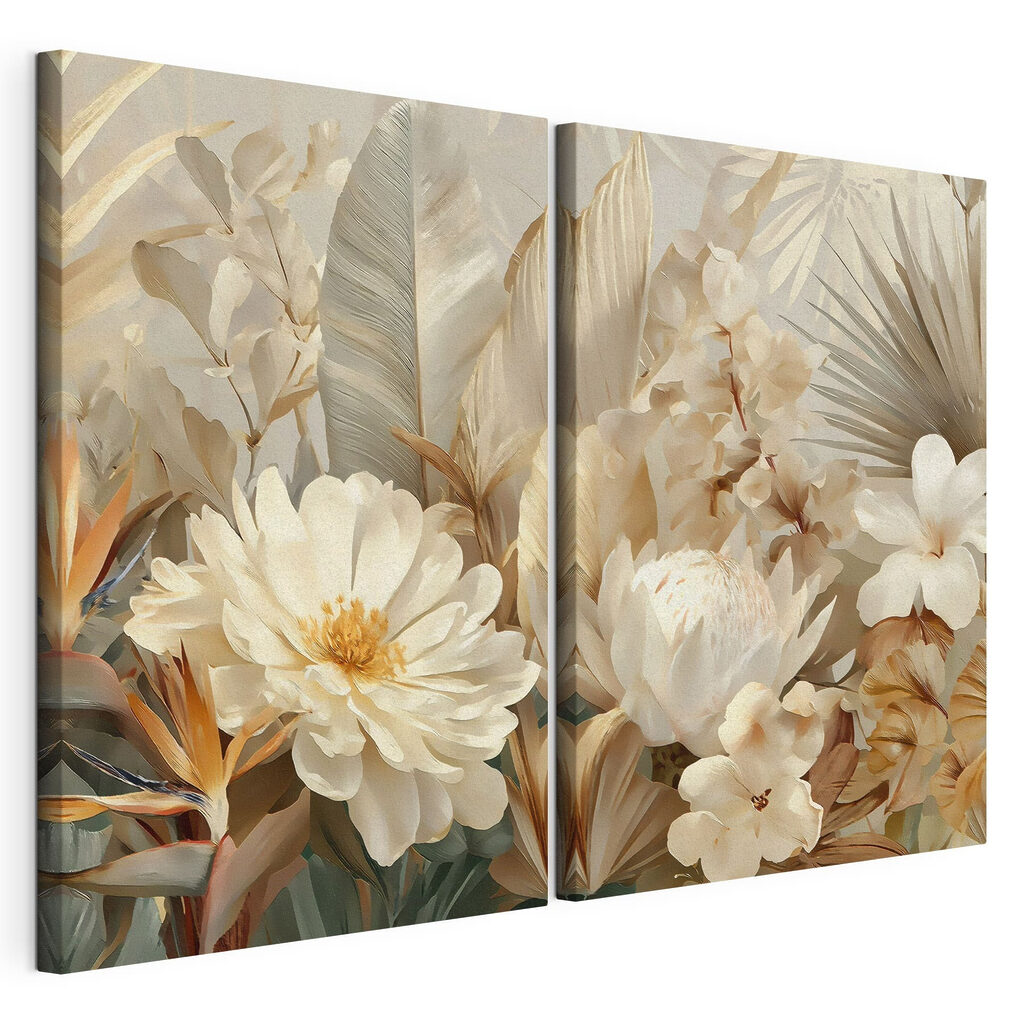 Fleurs et palmes — vue du produit