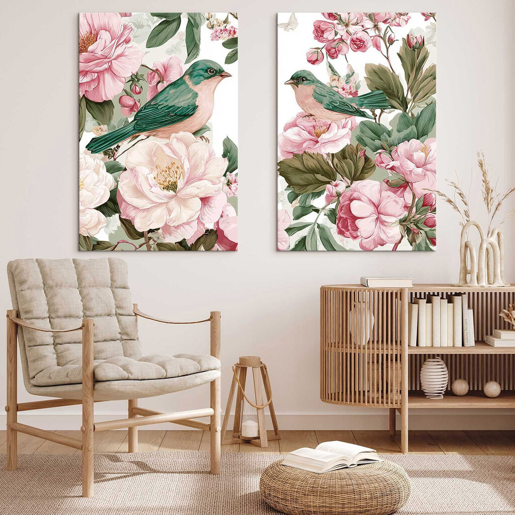 Oiseaux en vis-à-vis — intérieur 2