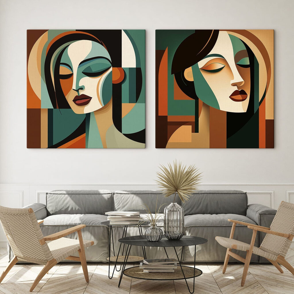 Visages aux yeux clos — intérieur 2