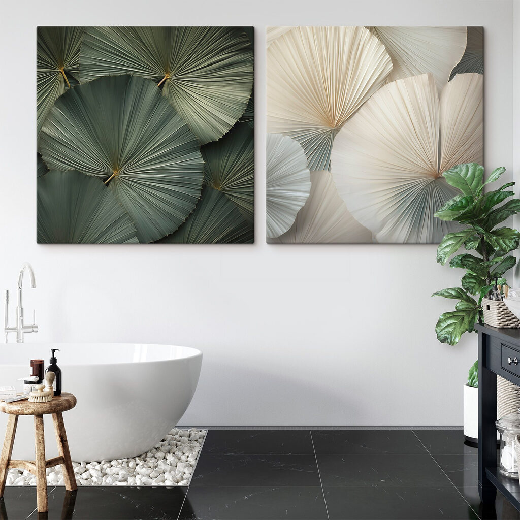 Éventails de nervures dans un intérieur