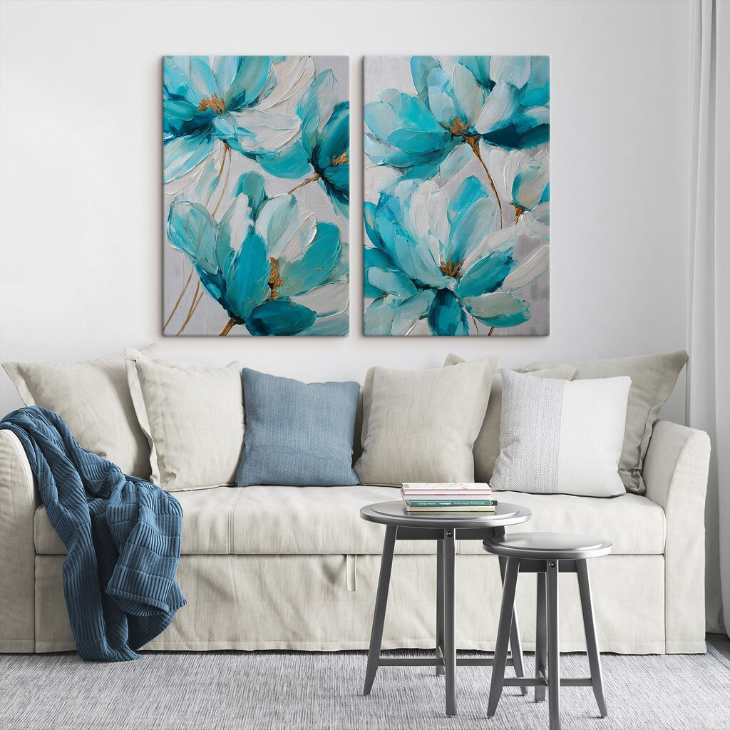 Floraison bleue éclatante — intérieur 2