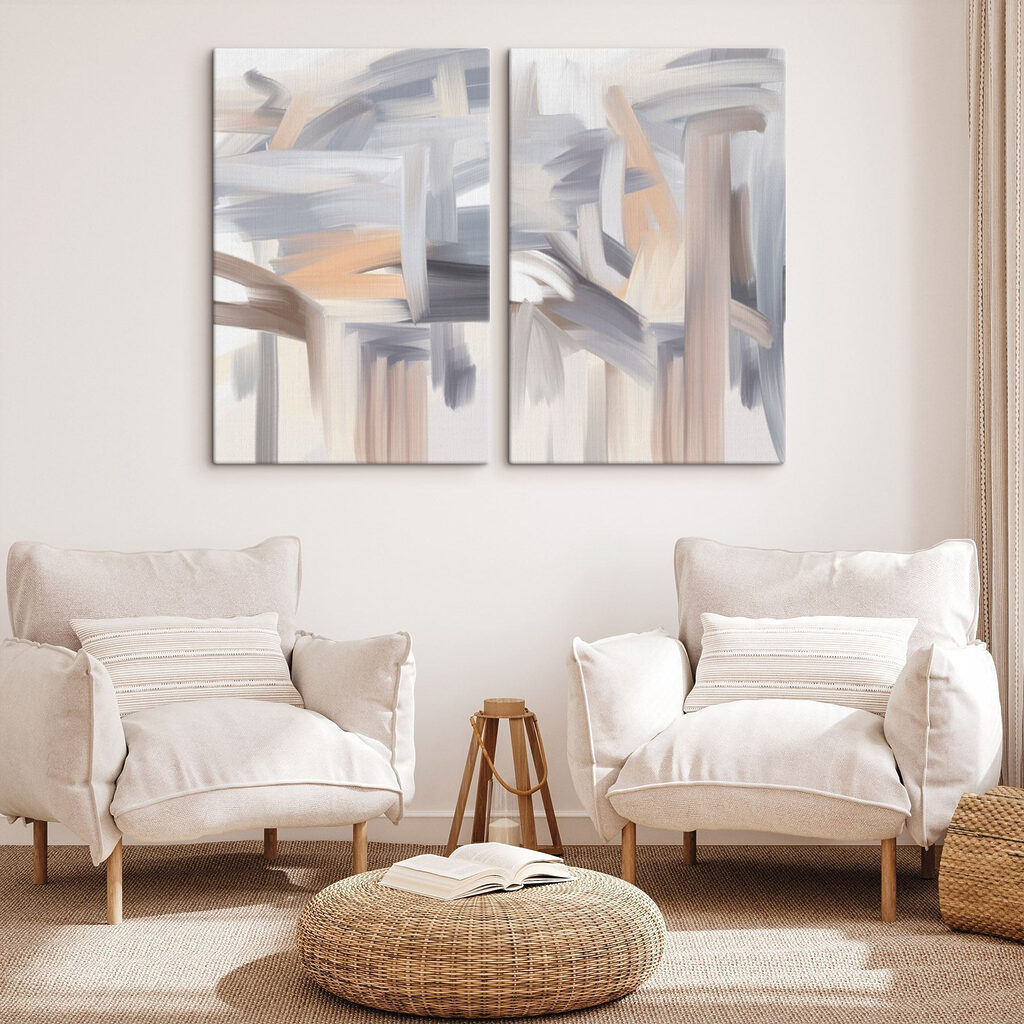 Larges traits gris tendre — intérieur 2