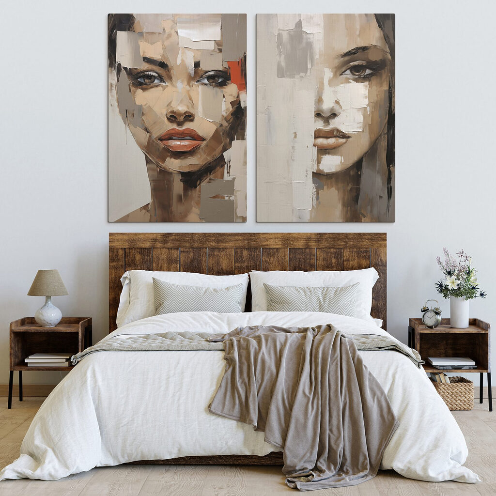 Portraits en touches claires — intérieur 1