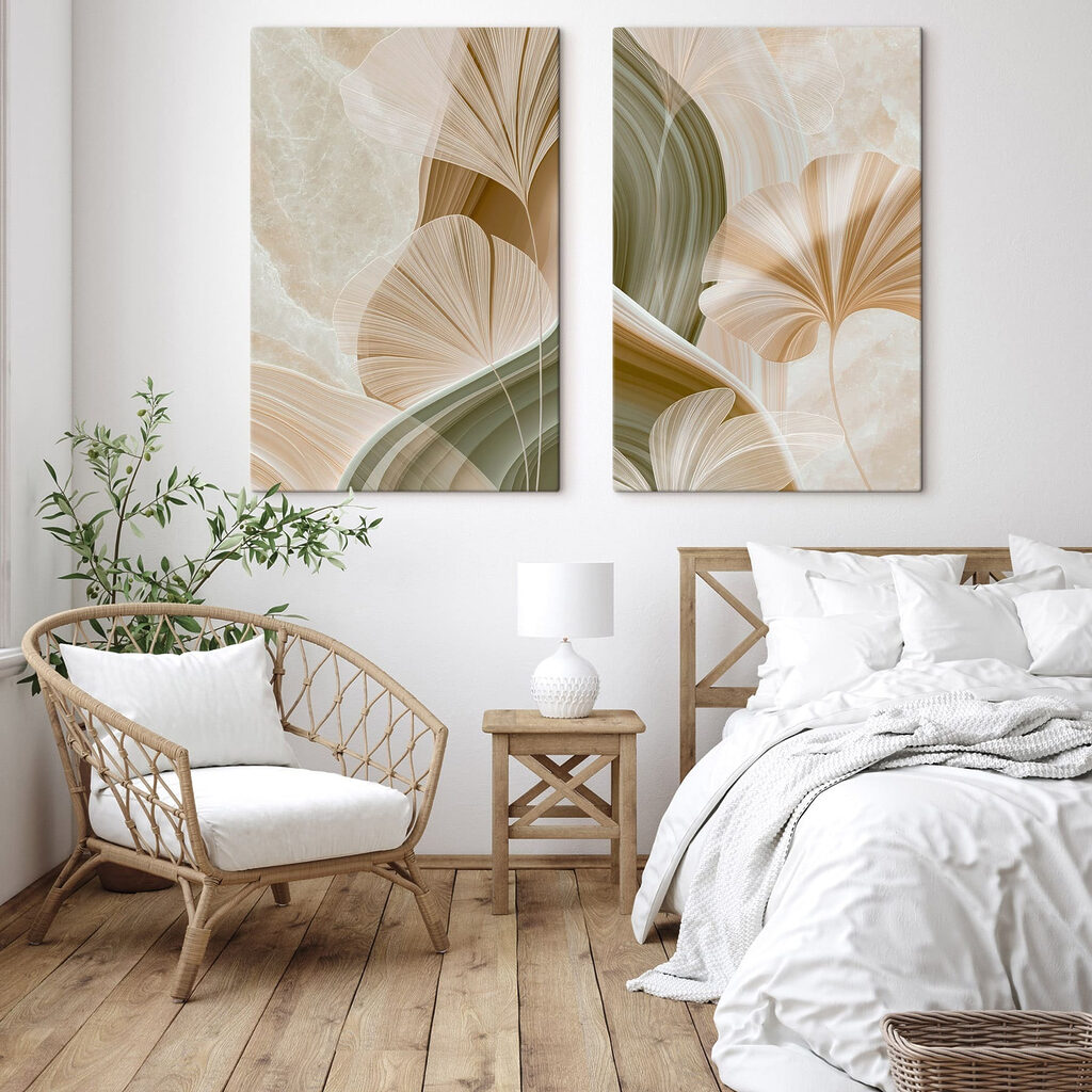 Éventail de lignes dans un intérieur