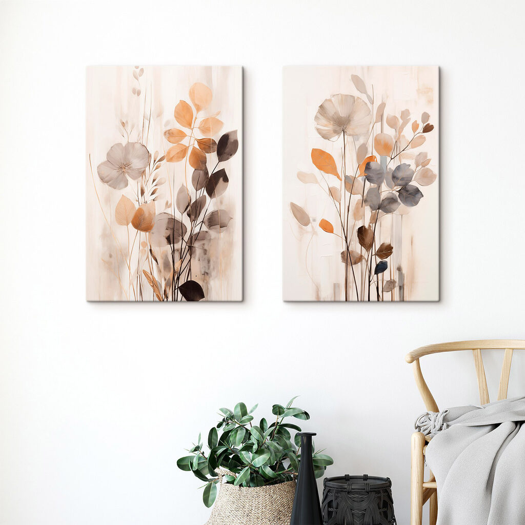 Bouquet champêtre délicat dans un intérieur