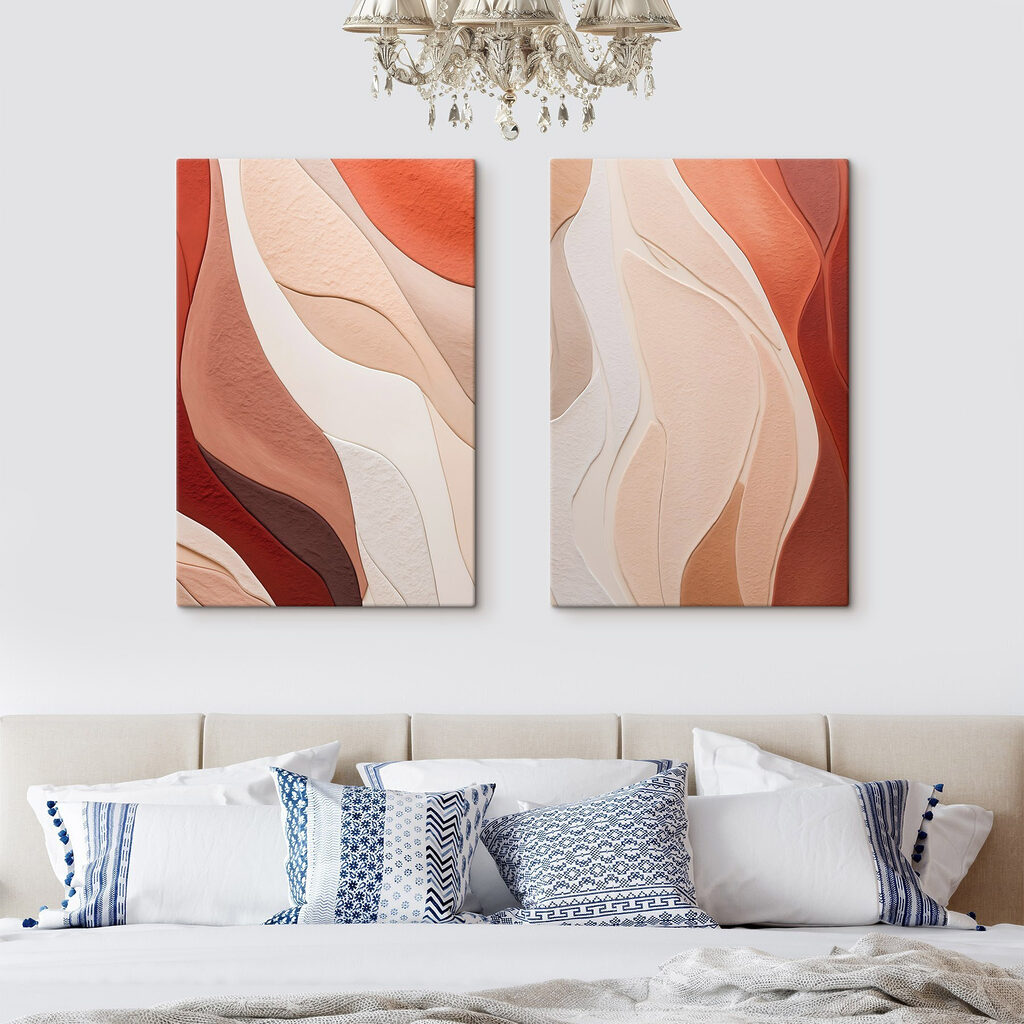 Courbes chaudes en mouvement dans un intérieur
