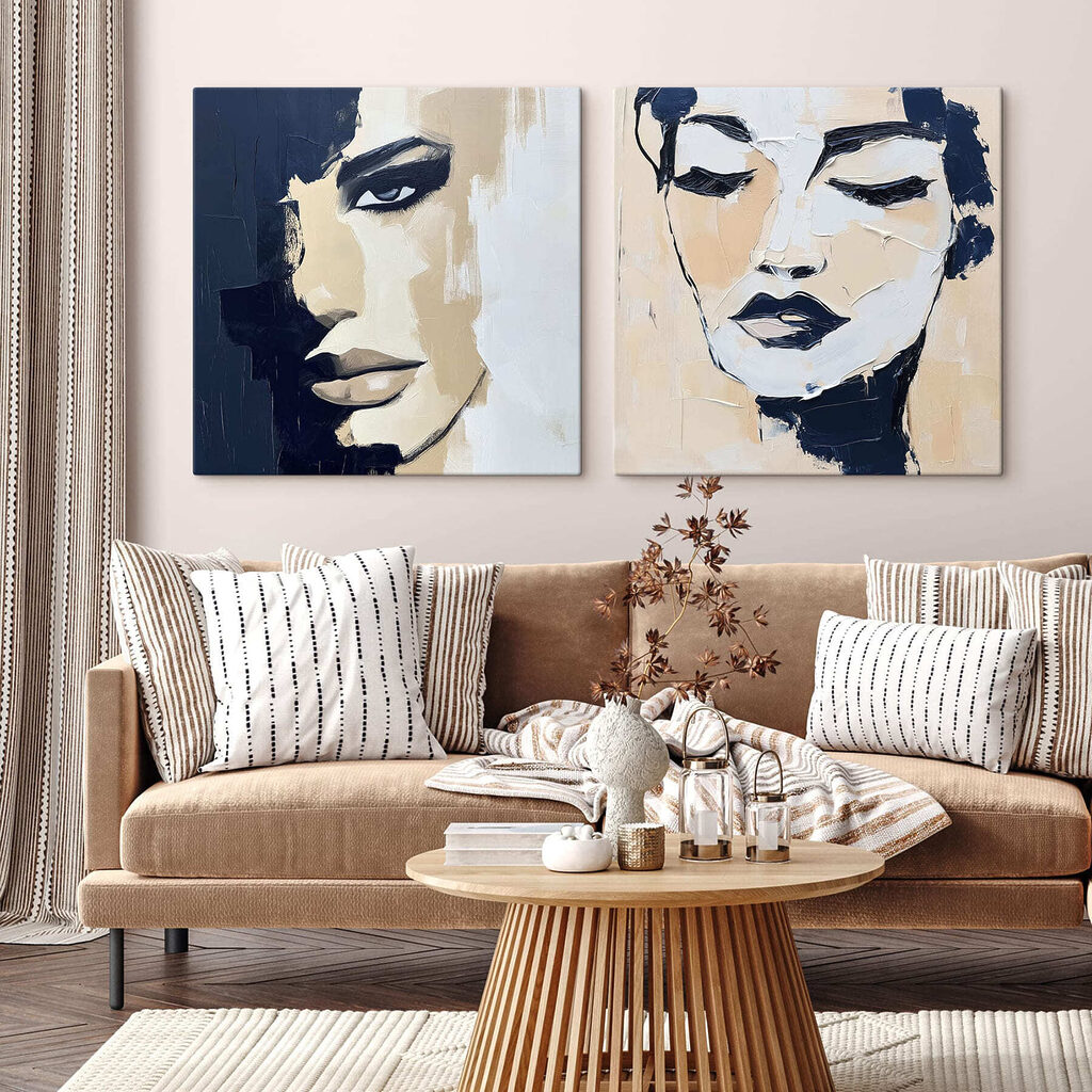 Visages en bleu nuit — intérieur 2