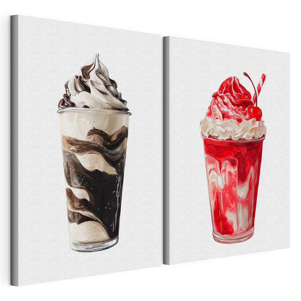 Deux verres gourmands — vue du produit