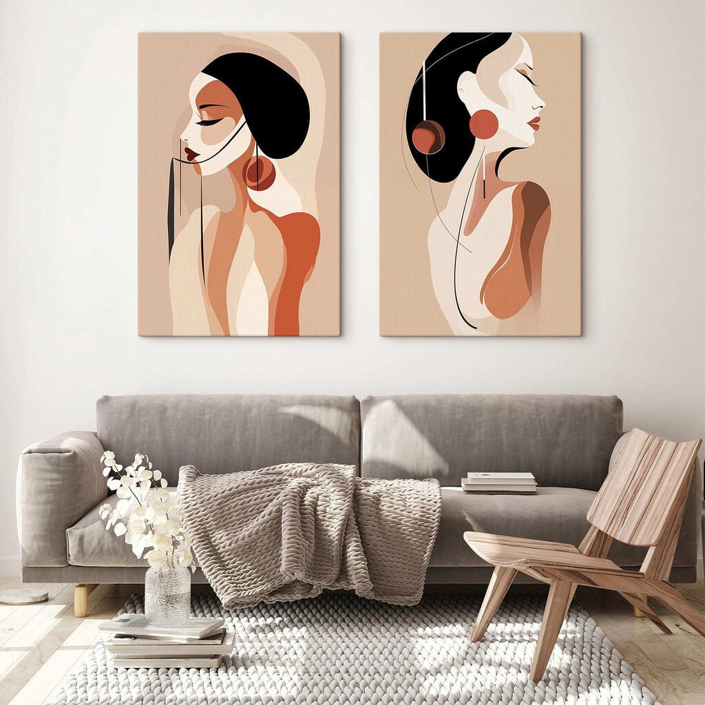 Femme aux boucles d’oreilles — intérieur 1