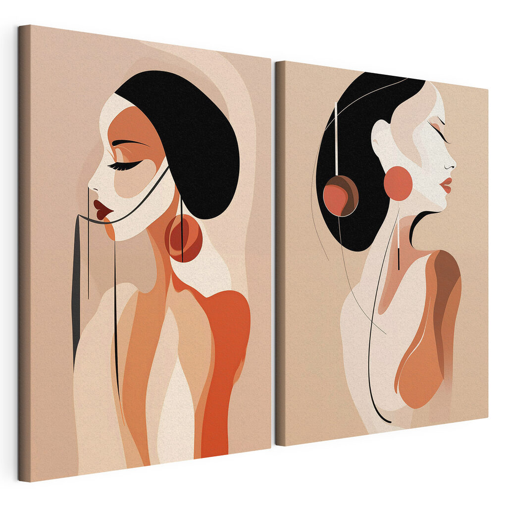 Femme aux boucles d’oreilles — vue du produit
