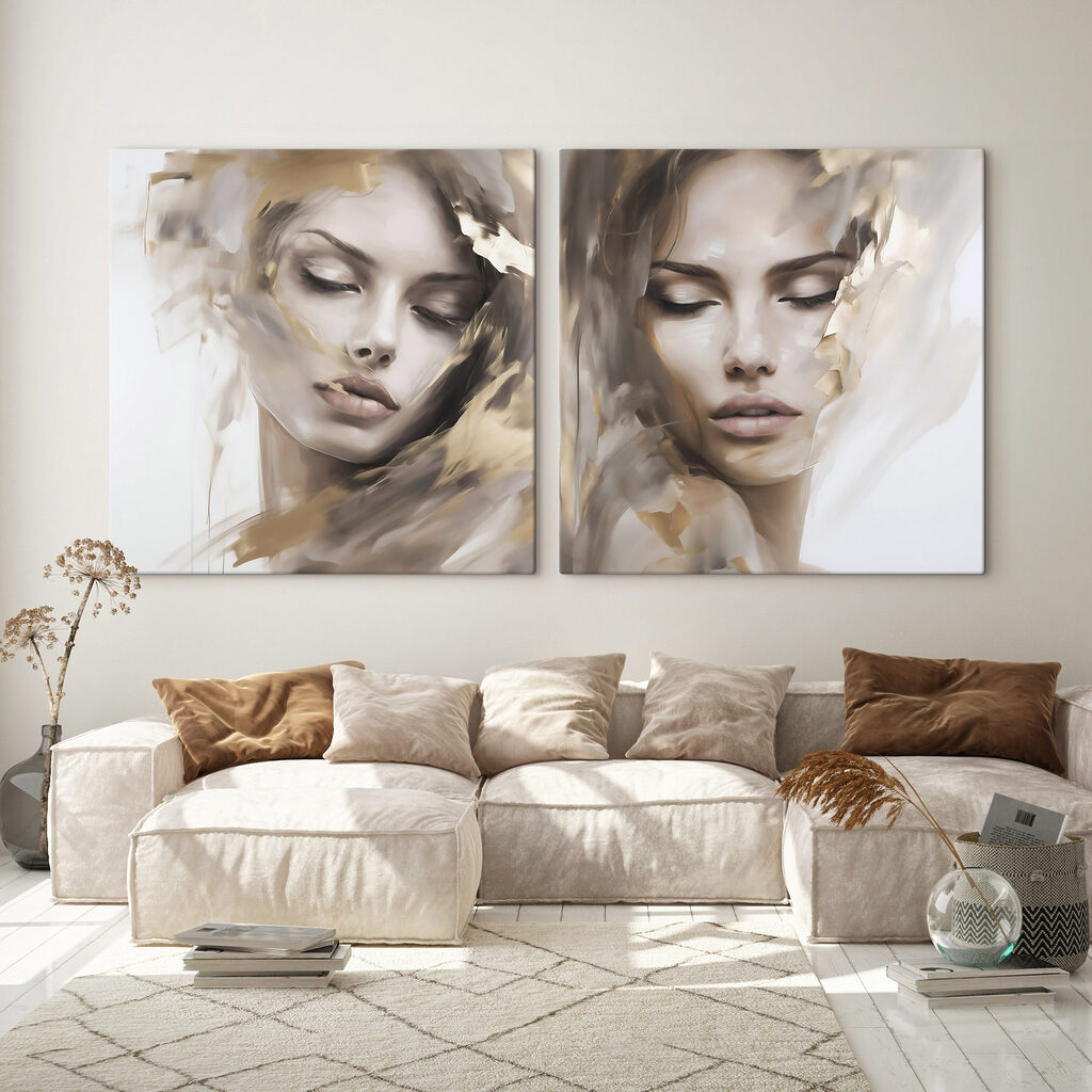 Visage voilé de couleurs — intérieur 2
