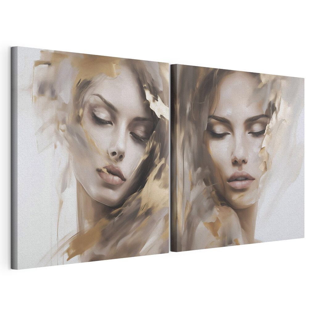 Visage voilé de couleurs — vue du produit